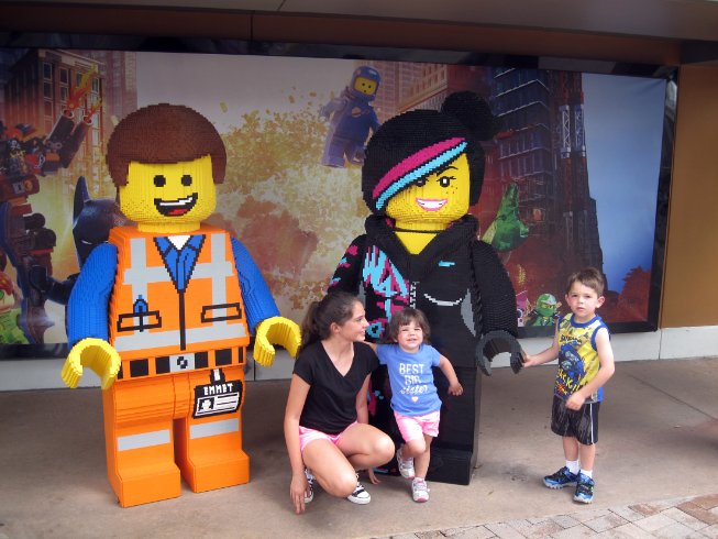 Characters from the Lego Land Movie